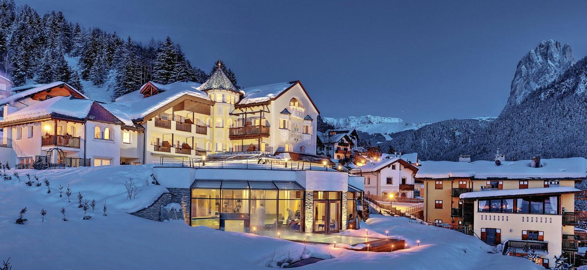 Alpenheim Charming & Spa Hotel Ortisei Exterior foto